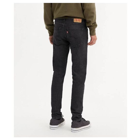 Levi's 512 Slim Tapered Leg Jeans Black 33x30 - Picture 2 of 6